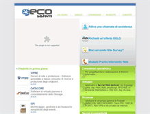 Tablet Screenshot of gecosistemi.com